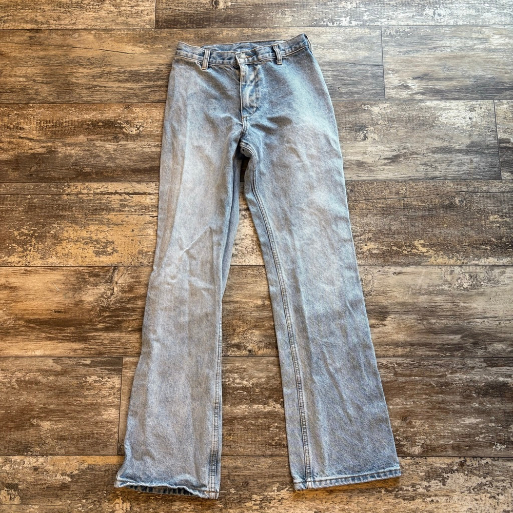J.Galt Shanghai Bootcut Jeans Small Light Wash Y2K Low Rise Denim
